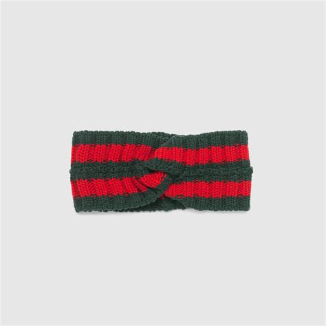 gucci wool web headband replica|gucci hair accessories.